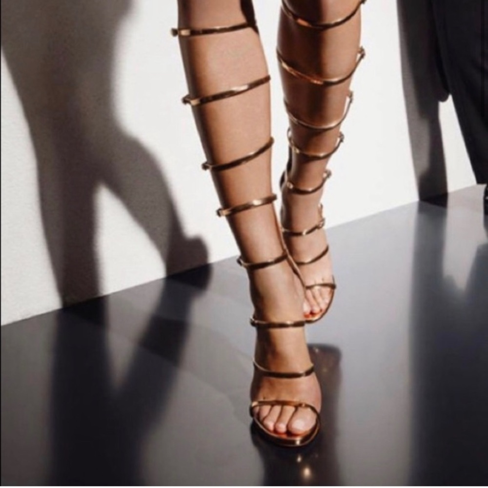 Giuseppe zanotti knee high sandals
